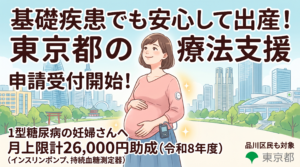 基礎疾患があっても安心して出産を　東京都が療法支援の申請受付を開始